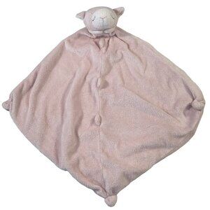 Angel Dear Baby Lovey Pink Lamb Sheep Plush Security Blanket Soft Toy Girls